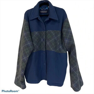 Vintage 90’s Northern Climate  oversized wool Mohair long sleeve Shacket